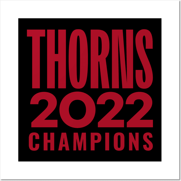 Thorns Champions 16 Wall Art by Very Simple Graph